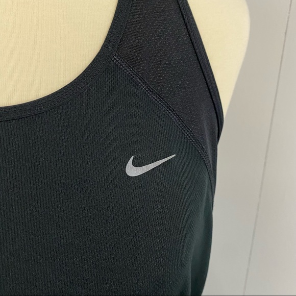 Nike Dri-Fit Black Vented Racerback Tank Top - Picture 6 of 11